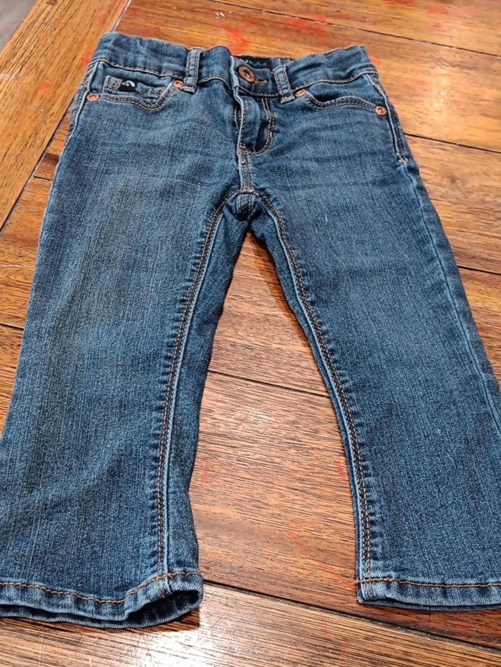Jordache Classic Girls' Dark Blue Stretch Jeans